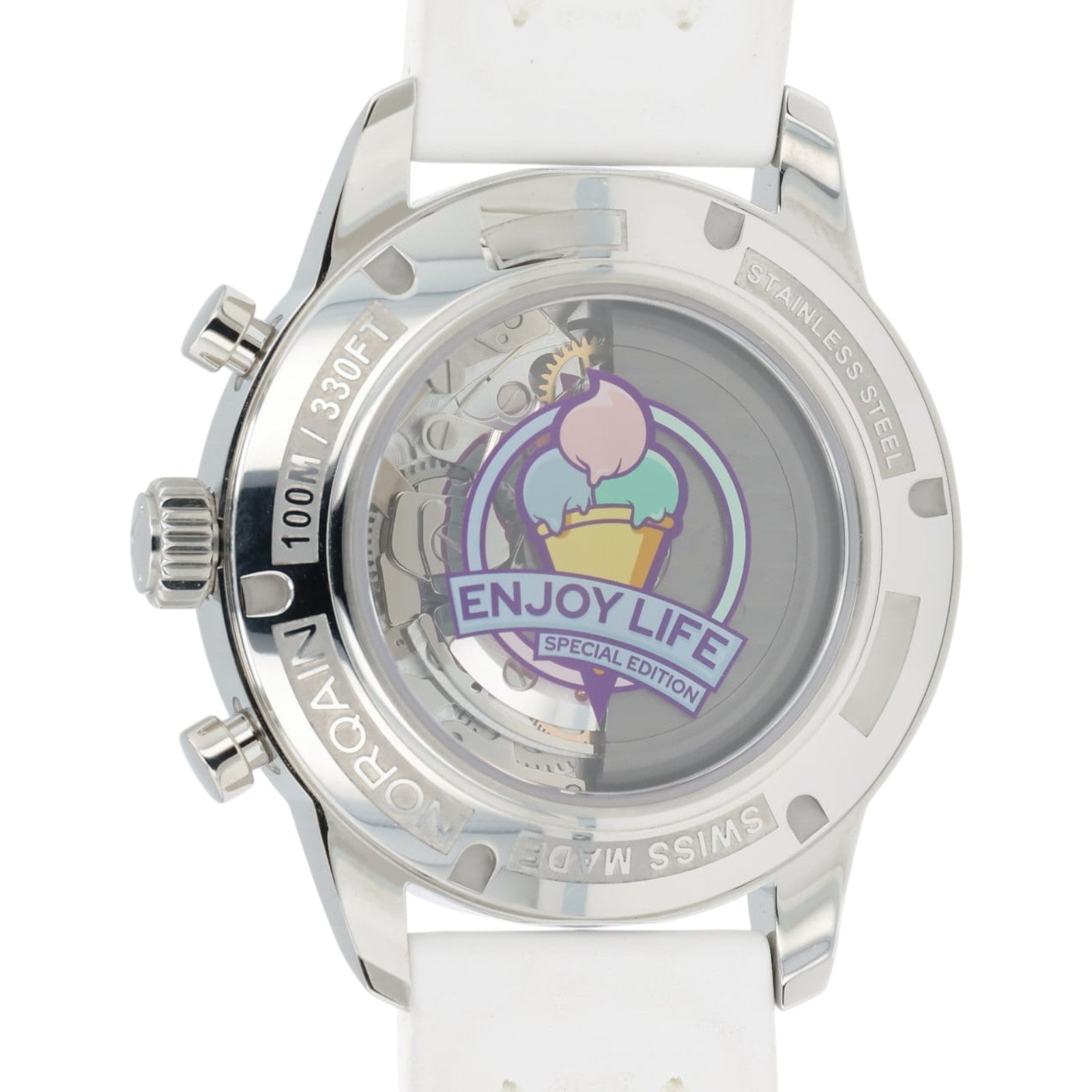 Norqain Freedom "Enjoy Life" White Dial Stainless Steel 40mm Automatic N2201