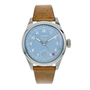 Oris Big Crown Stainless Steel Blue Dial 38mm Manual Wind Mens Watch 7786