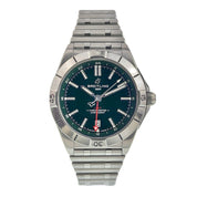 Breitling Chronomat GMT Stainless Steel Green Dial 40mm Automatic Men’s A32398