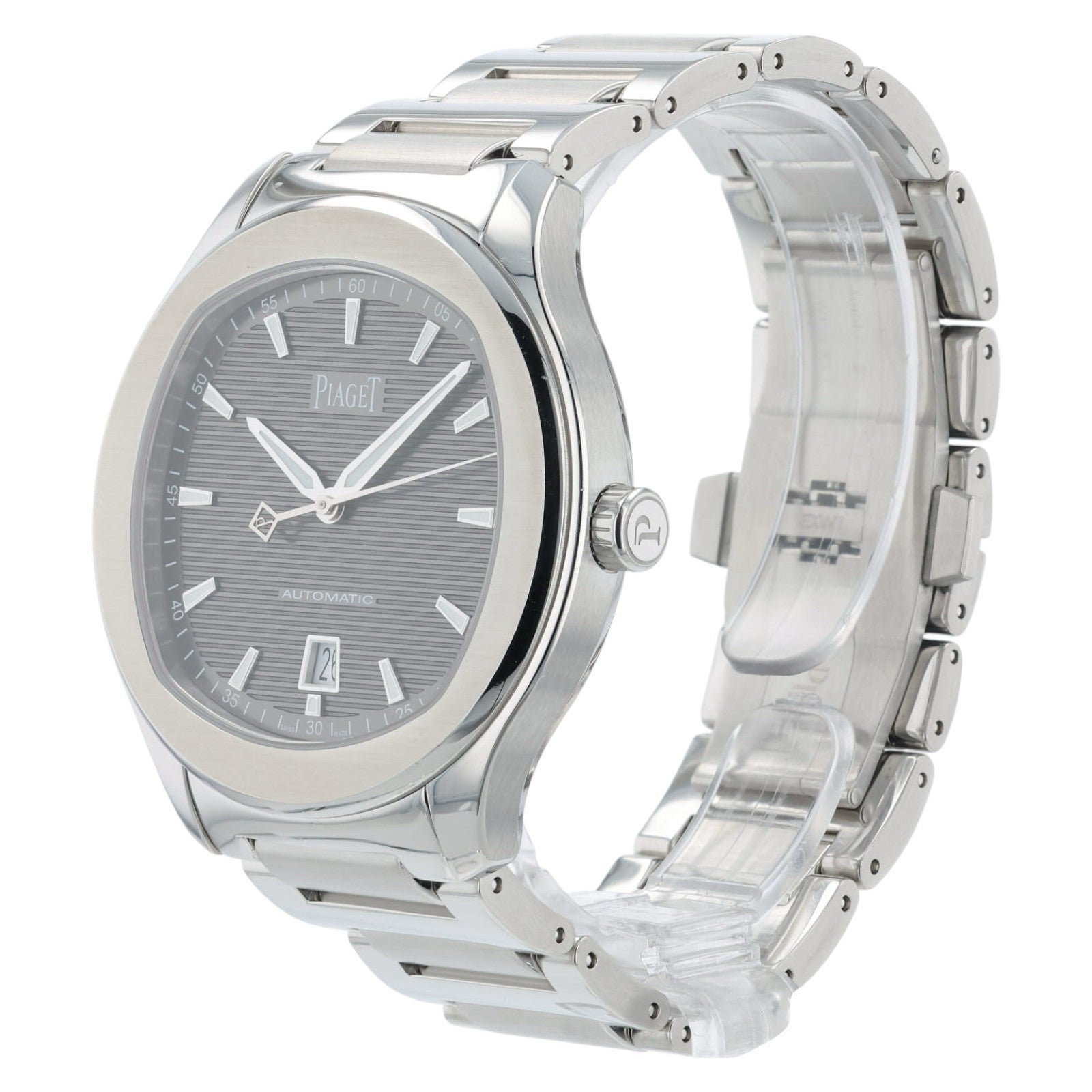 Piaget Polo Date Black Dial Stainless Steel 42mm Automatic Movement Mens P11268