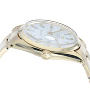 Rolex Oyster Perpetual White Dial 14k Yellow Gold 34mm Automatic Mens Watch 1503