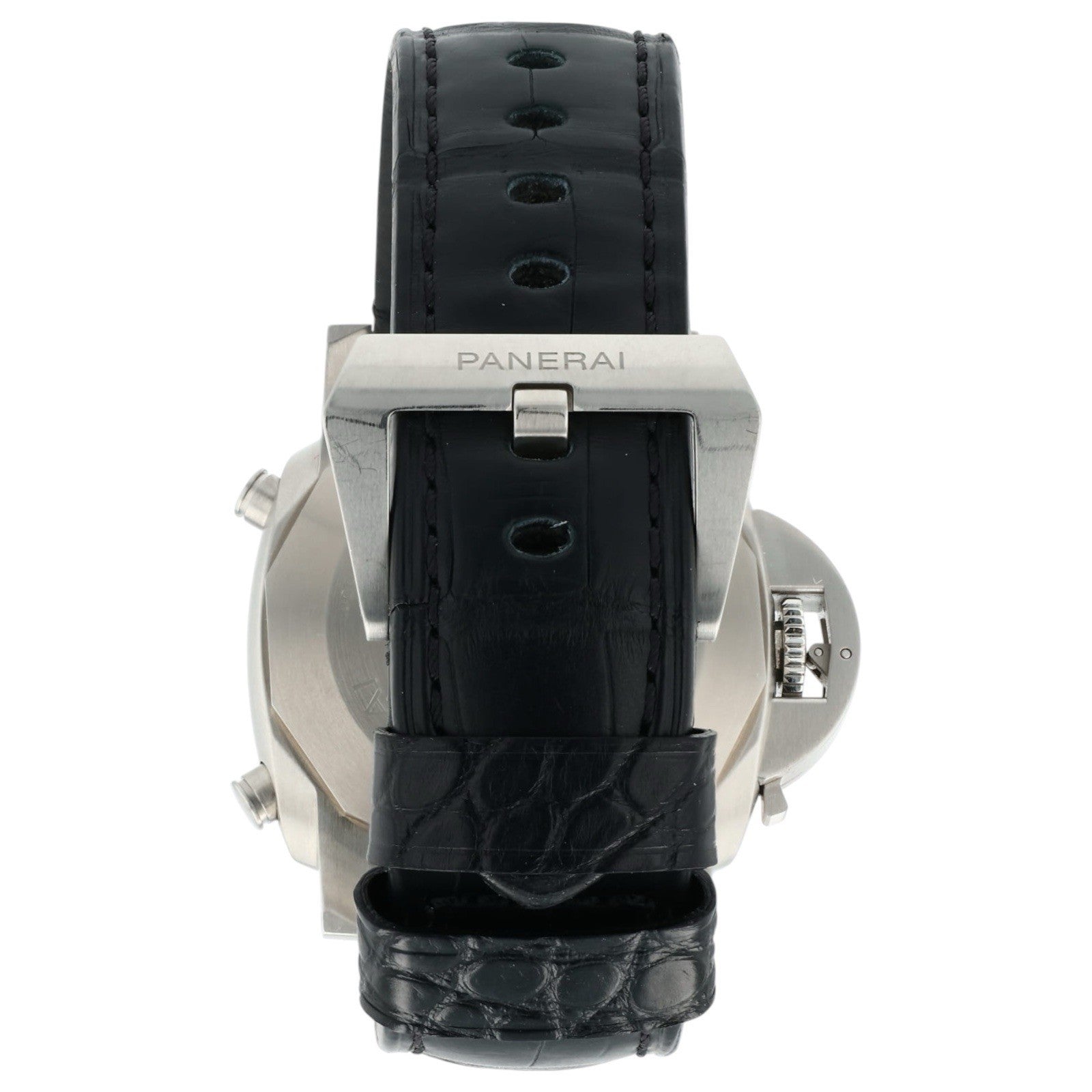 Panerai Luminor Chronograph Steel White Dial 44mm Automatic Mens Watch PAM01218