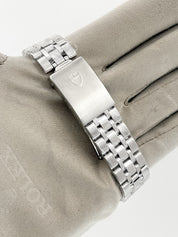 Tudor Prince Date Day Stainless Steel White Dial 36mm Automatic Mens Watch 76200