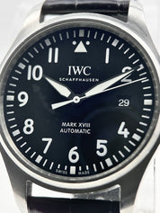 IWC Pilot's Watch Mark XVIII Black Dial Stainless Steel 40mm IW327001 Auto Watch