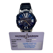 Ulysse Nardin Executive Dual Time Steel Blue Dial 43mm Automatic Men’s 243-00