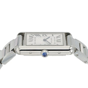 Cartier Tank Must Silver Dial Stainless Steel 26mm Quartz Unisex Watch WSTA0052