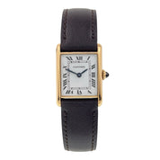 Cartier Tank 18k Yellow Gold White Dial Manual Wind Movement Women’s Watch 6711