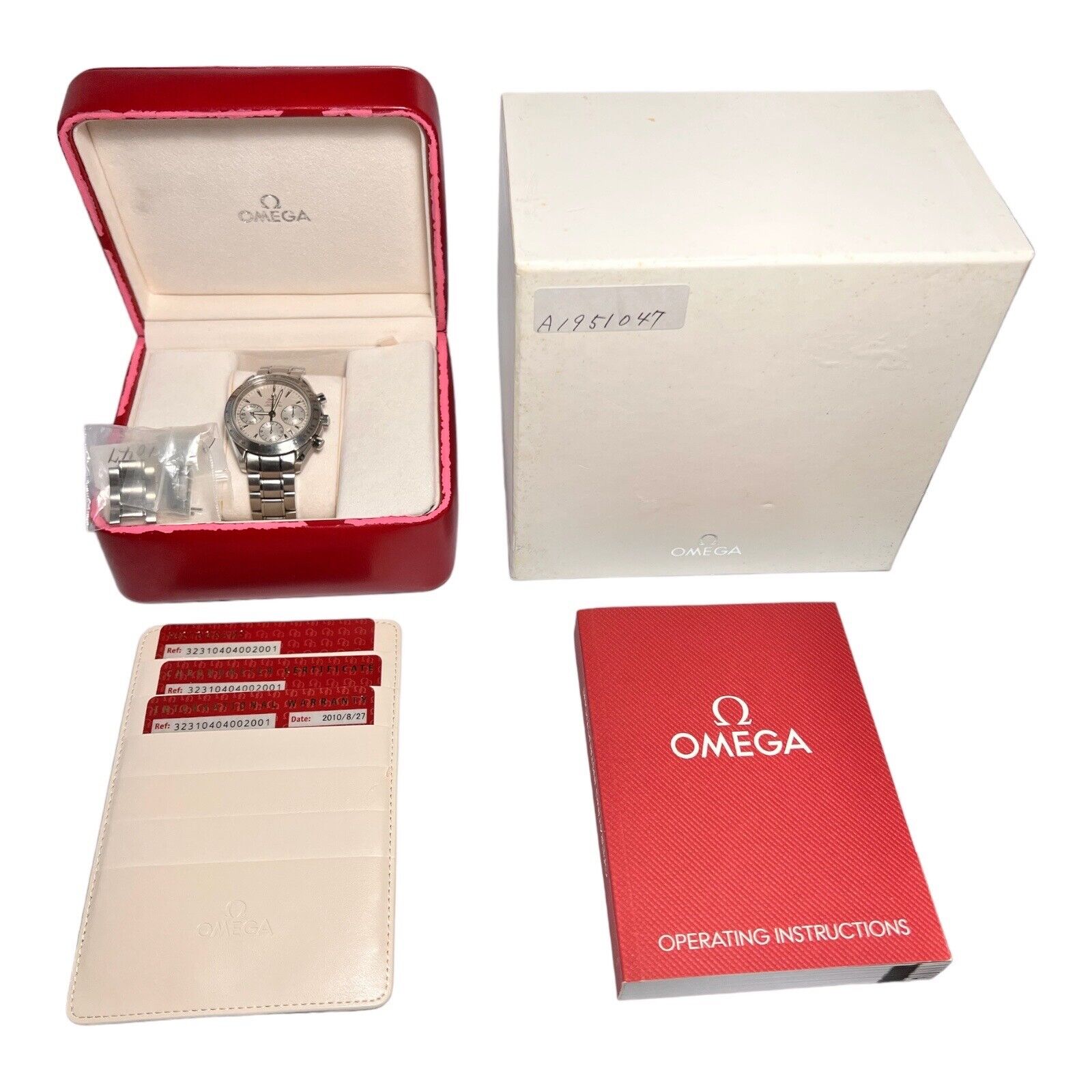 OMEGA Speedmaster 323.10.40.40.02.001 Date Chrono Automatic Men's 40mm w/ B & P