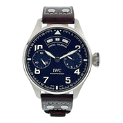 IWC Big Pilot 18k White Gold Blue Dial 46mm Automatic Men’s Watch IW502703