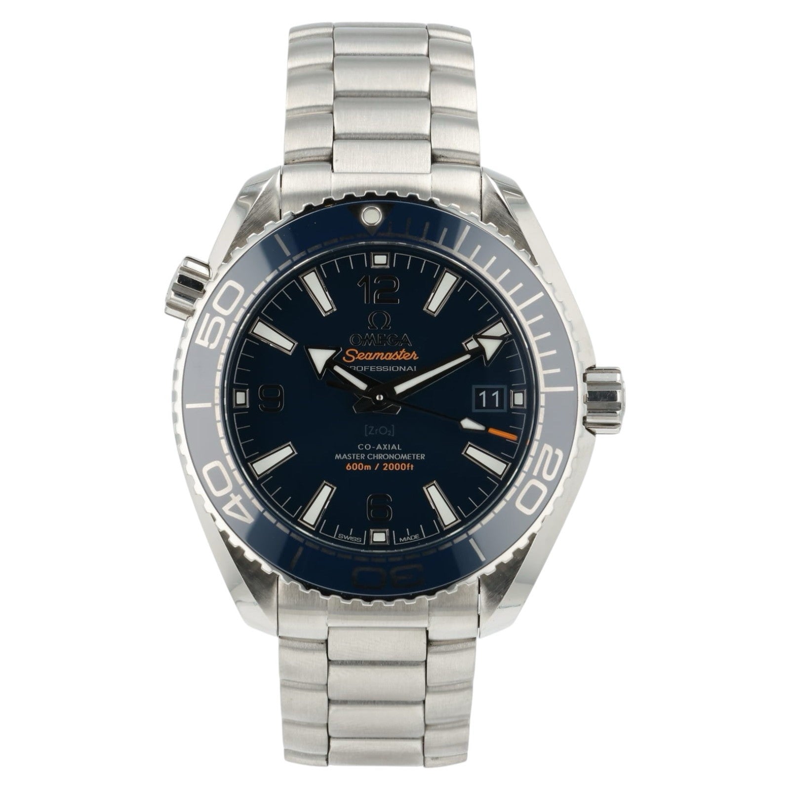 Omega Seamaster Blue Dial Steel 39.5mm Automatic Mens Watch 215.30.40.20.03.001