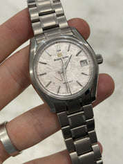 Grand Seiko Heritage Collection “Shunbun” Pink Dial Titanium 40mm Watch SBGA413