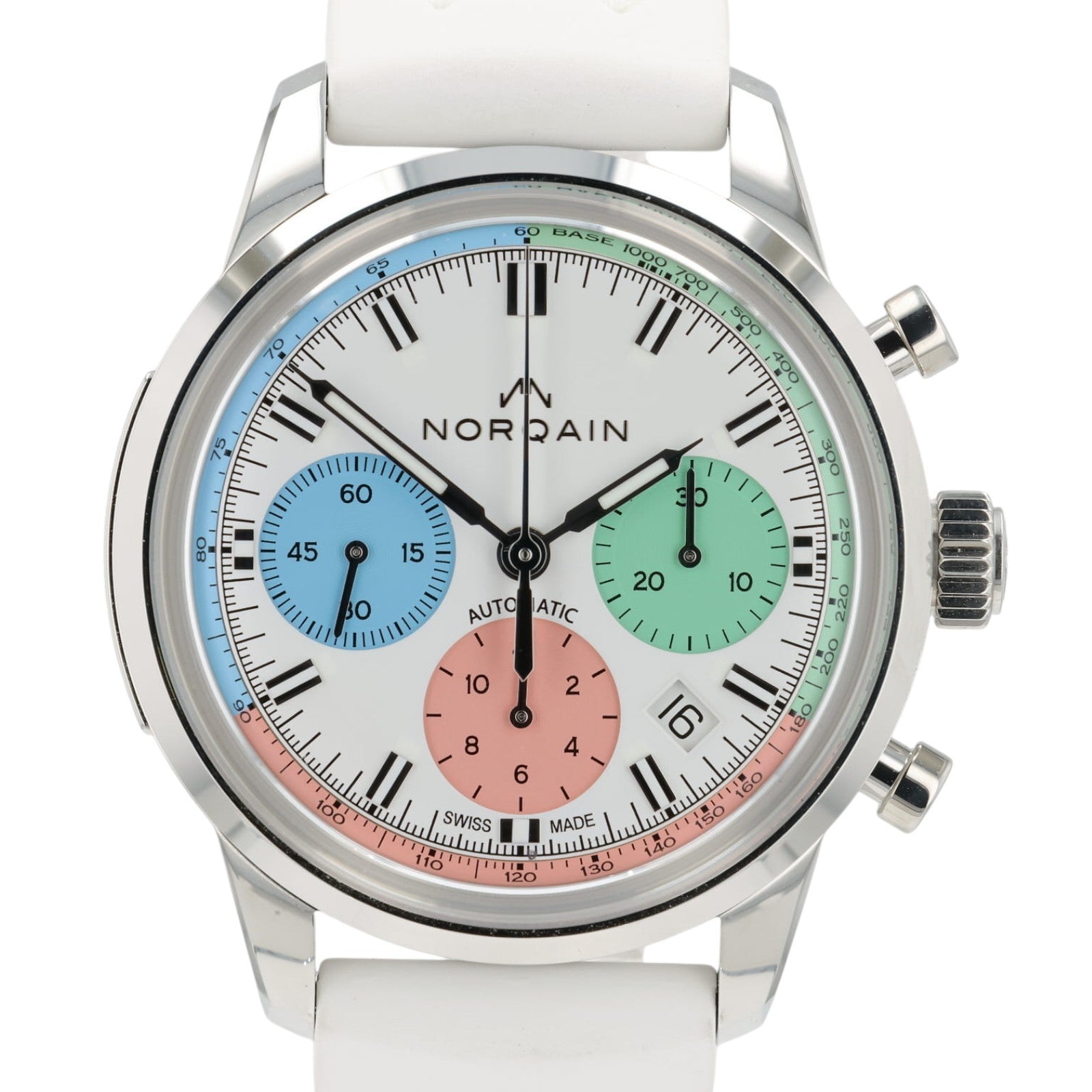 Norqain Freedom "Enjoy Life" White Dial Stainless Steel 40mm Automatic N2201