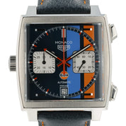 Tag Heuer Monaco Gulf Blue Dial Stainless Steel 39mm Automatic Men’s CAW211R