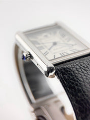 Cartier Tank Solo Stainless Steel Silver Color Dial 31mm Automatic Mens WSTA0029