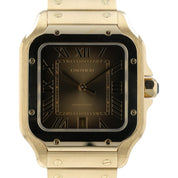 Cartier Santos De Cartier Sunray Brown Dial 39.8mm Automatic Mens Watch WGSA0095