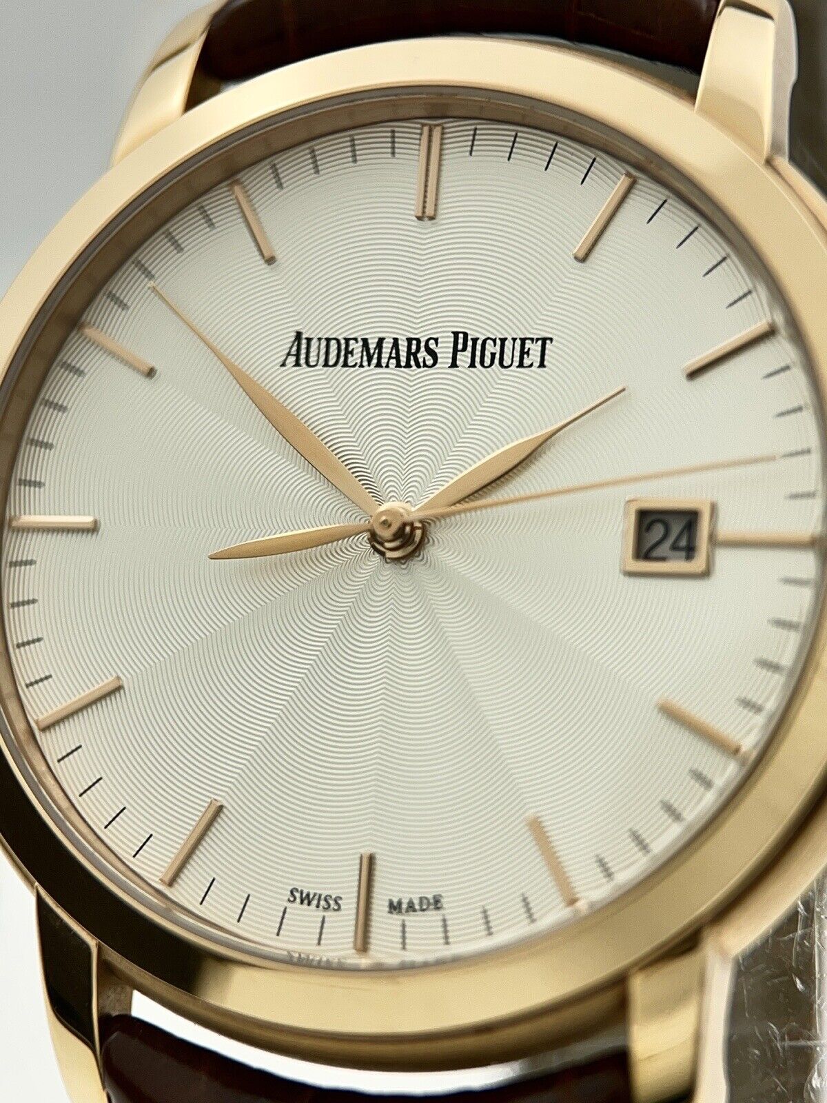 Audemars Piguet Jules Audemars Automatic 39mm 18k Rose Gold Ref - 15170OR B&P