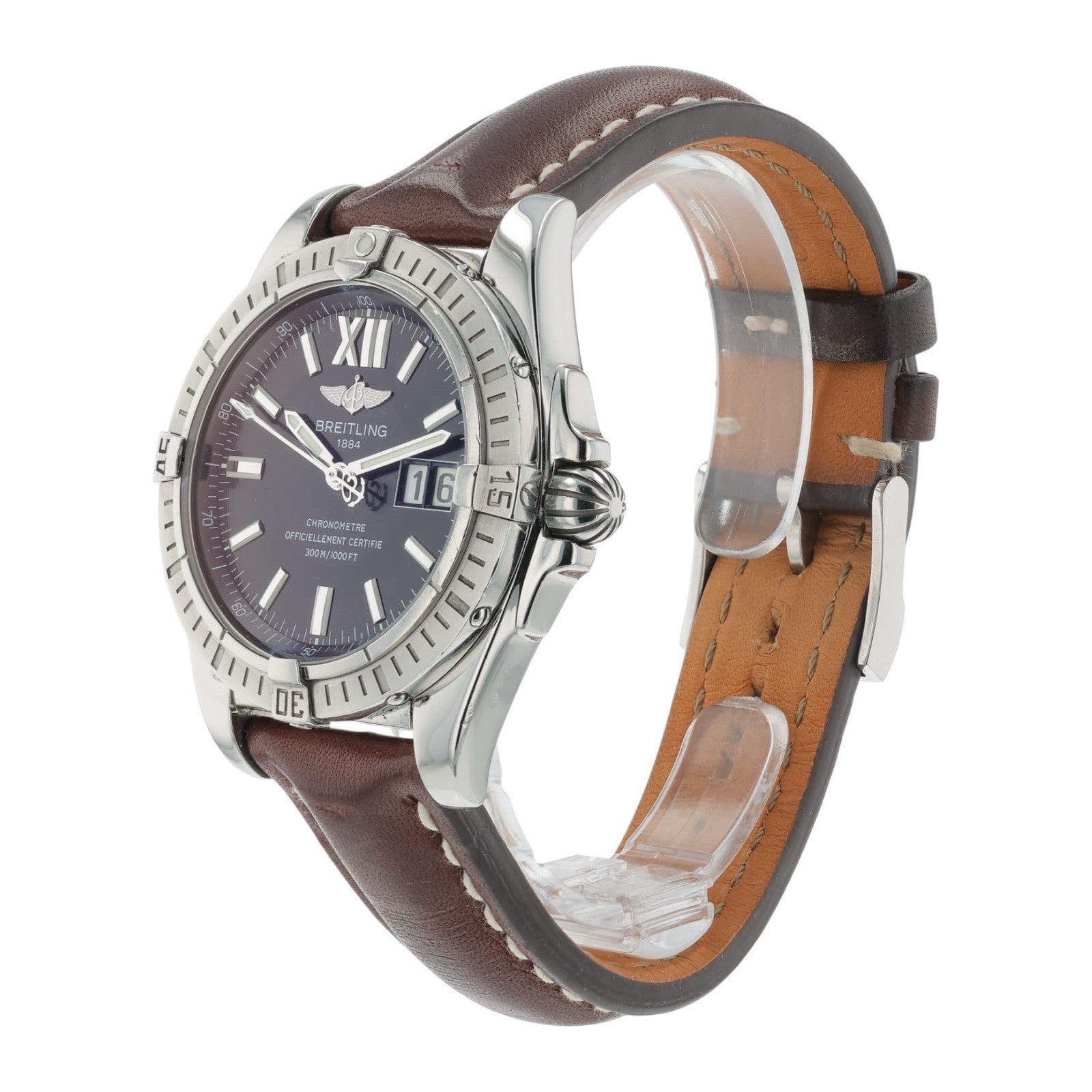 Breitling Cockpit Stainless Steel Black Dial 41mm Automatic Men’s Watch A49350