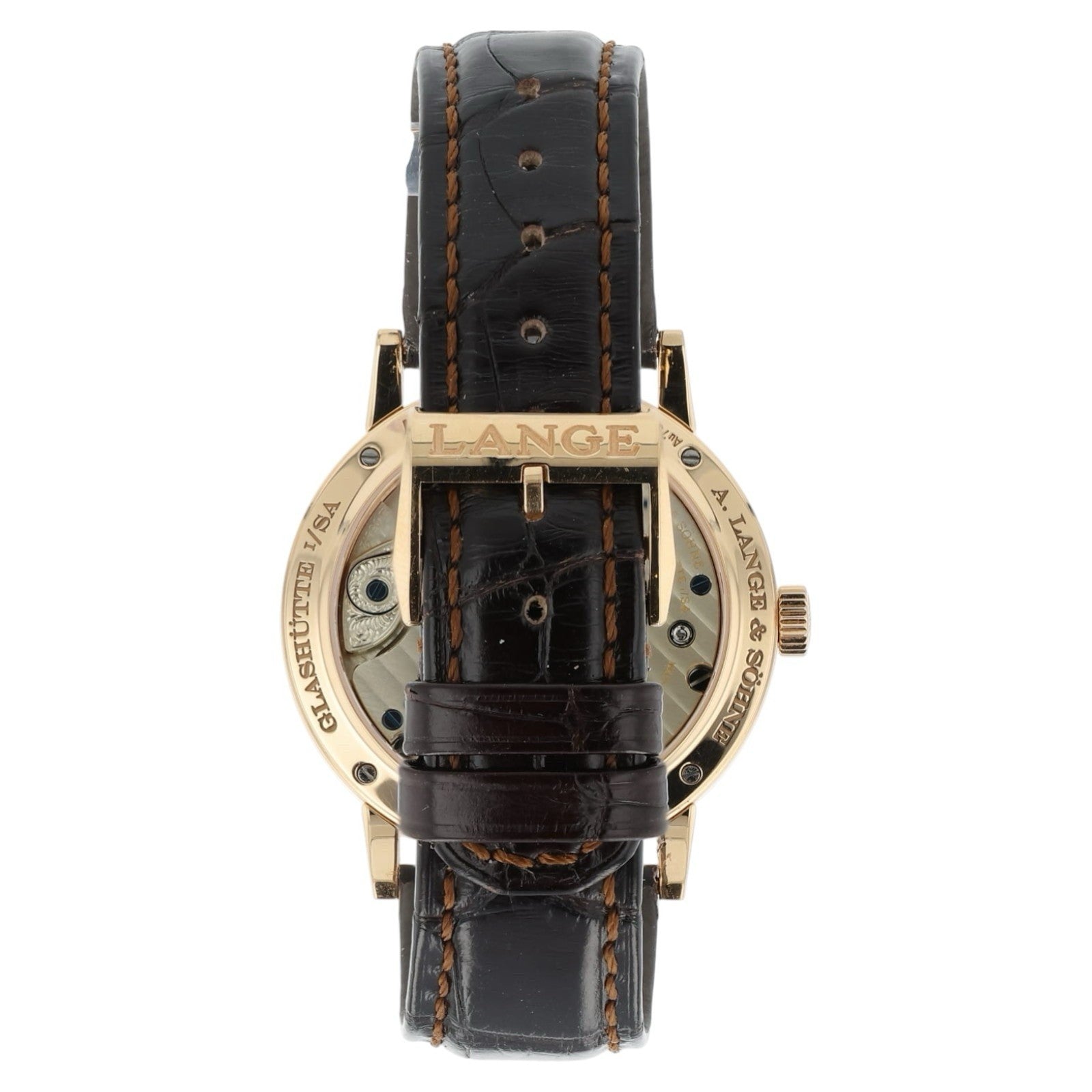 A. Lange & Sohne Silver Dial 18k Rose Gold 39mm Manual Wind Men’s Watch 234.032