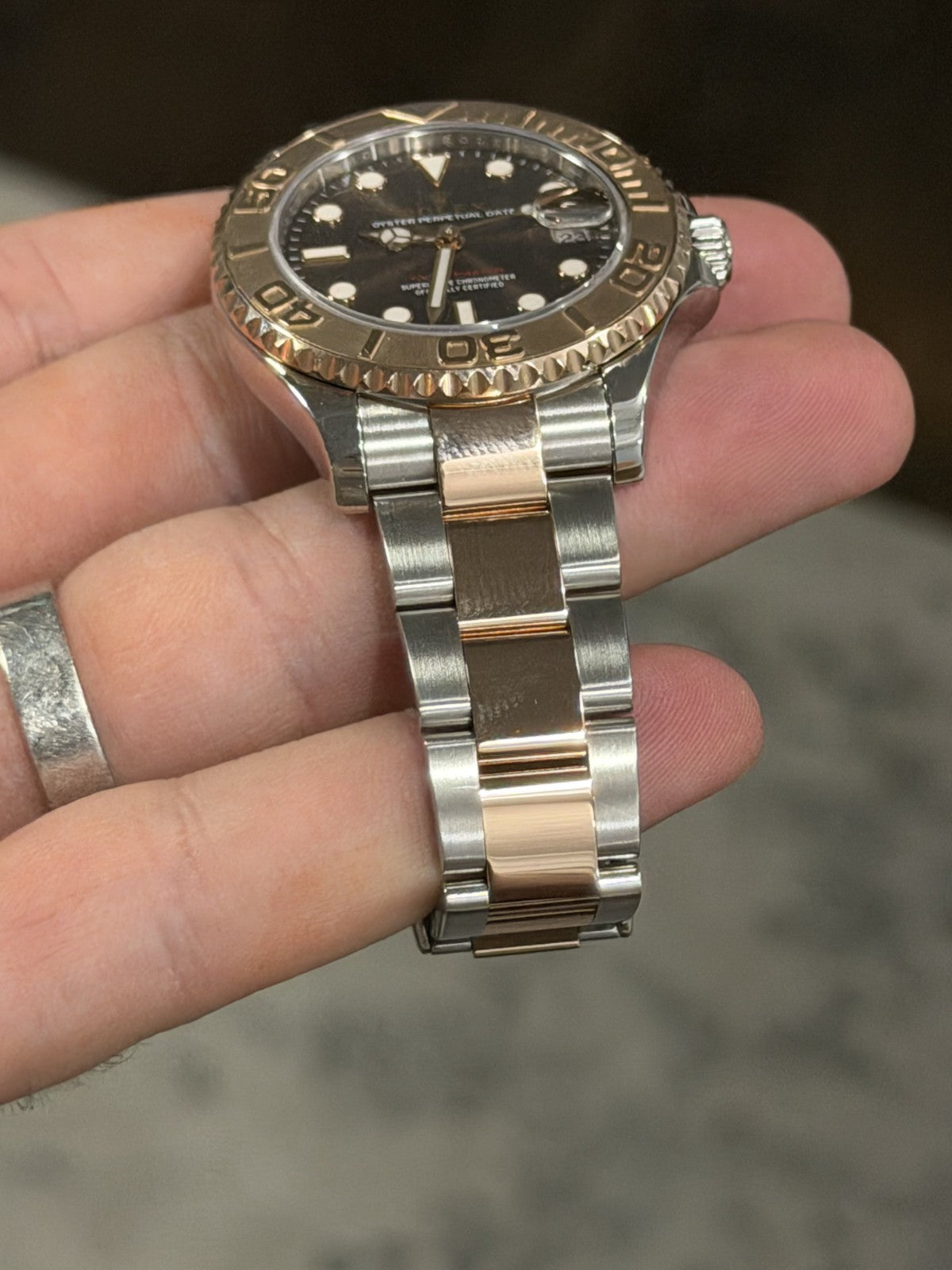 Rolex YM Chocolate Dial 37mm Automatic Watch 268621- Custom Listing for Ron W.