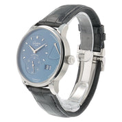 Glashutte Original PanoReserve Steel Blue Dial 40mm Manual Wind 1-65-01-26-12-61