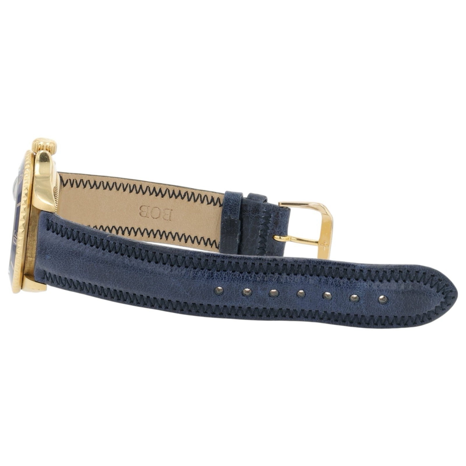 Rolex Submariner Blue Dial 18k Yellow Gold 40mm Automatic Mens Watch 16618