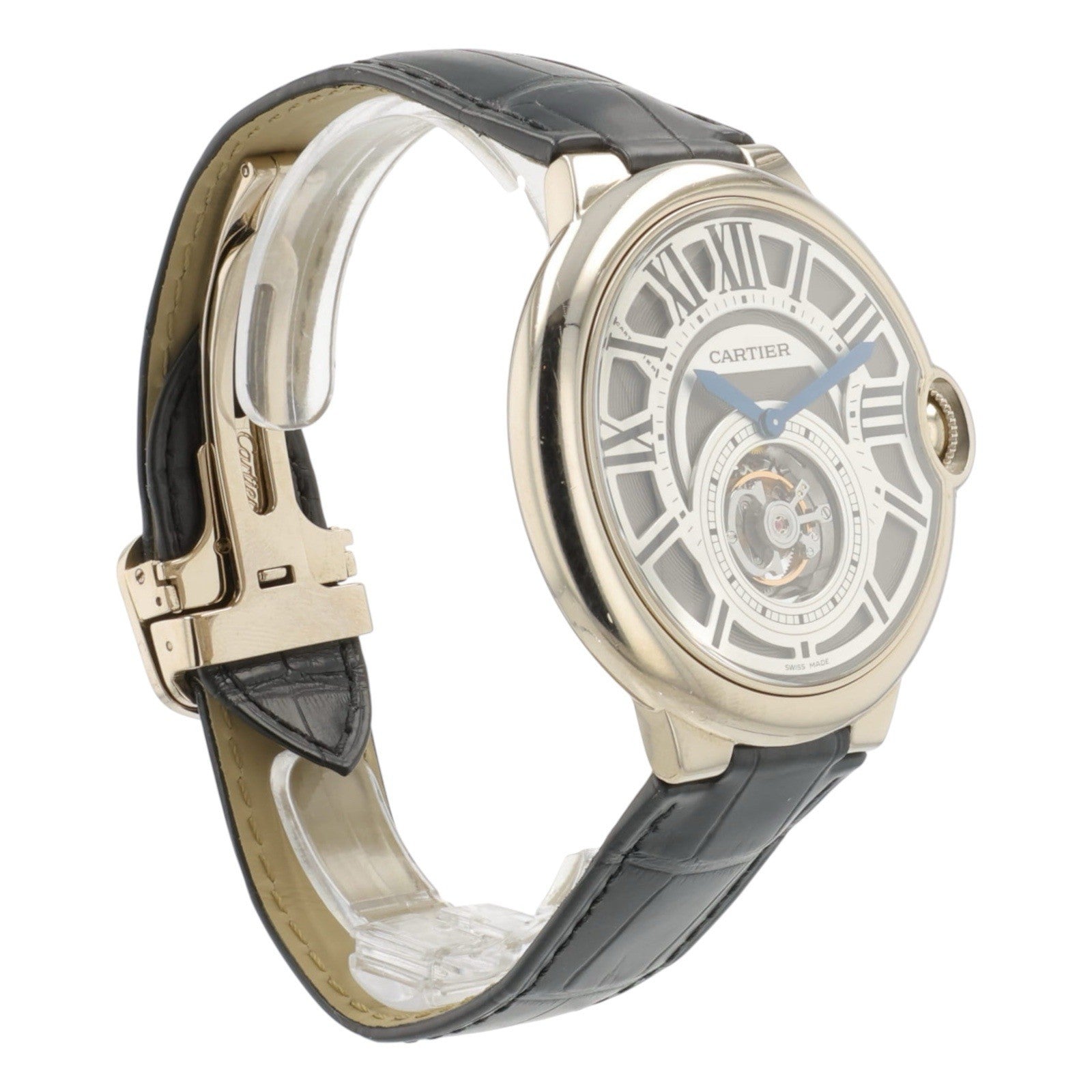 Cartier Ballon Bleu Tourbillon 18k White Gold 46mm Manual Wind Men’s W6920021