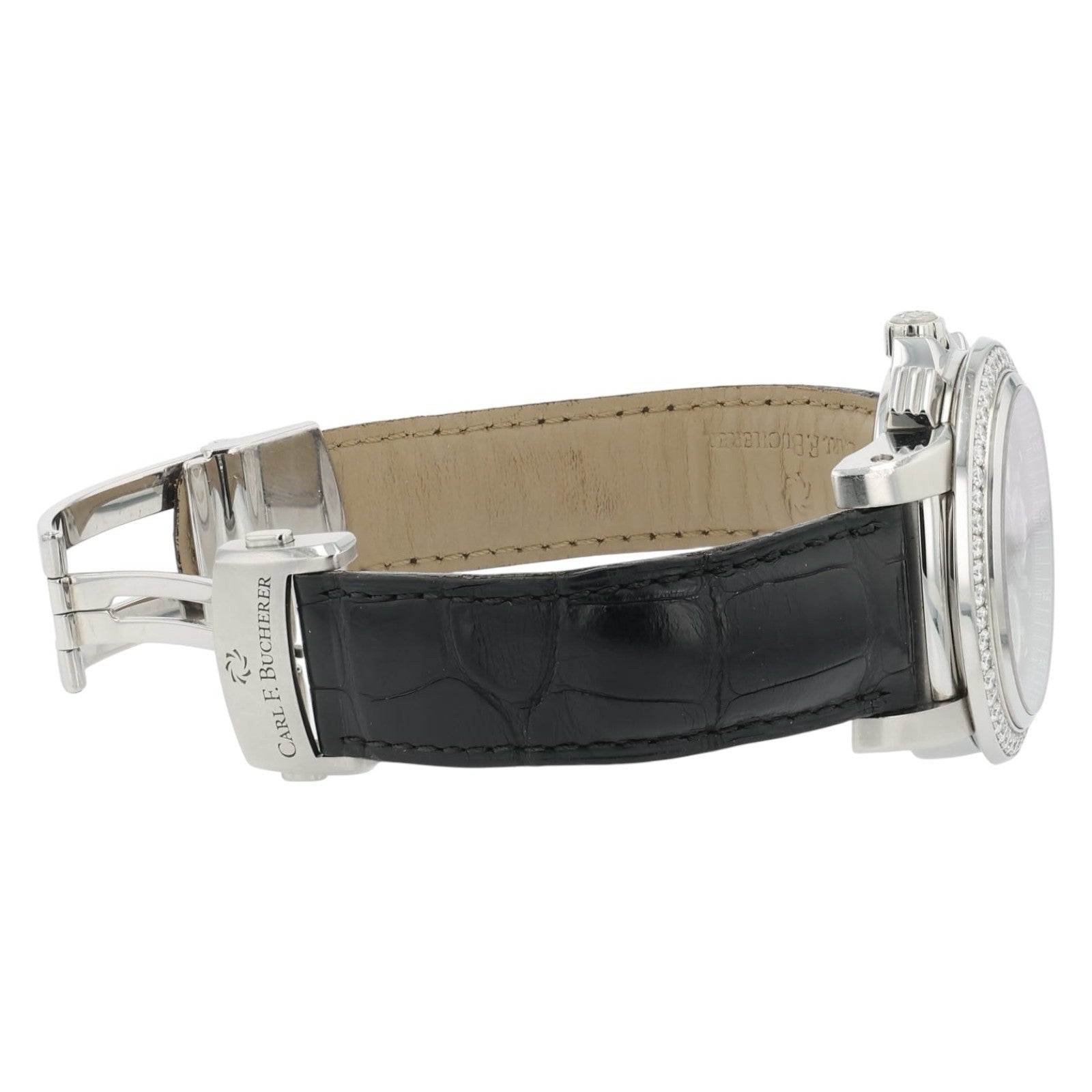 Carl F Bucherer Patravi Stainless Steel Black Dial 40mm Automatic Mens 10611.08