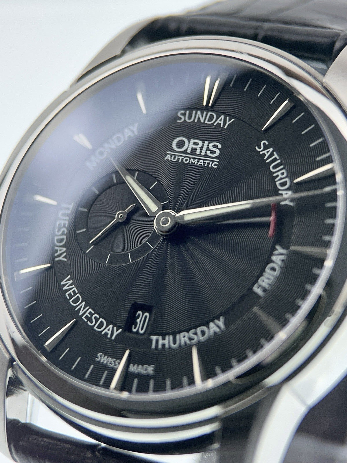 Oris Artelier Pointer Stainless Steel Black Dial 44mm Automatic Mens Watch 7666