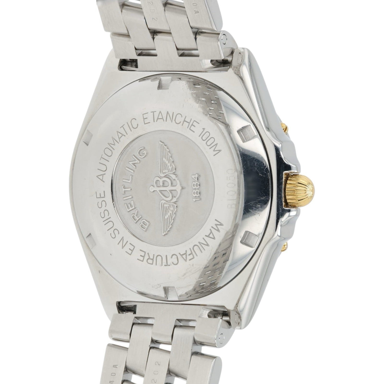 Breitling Windrider Gray Dial Gold & Steel 38mm Automatic Men’s Watch B10050