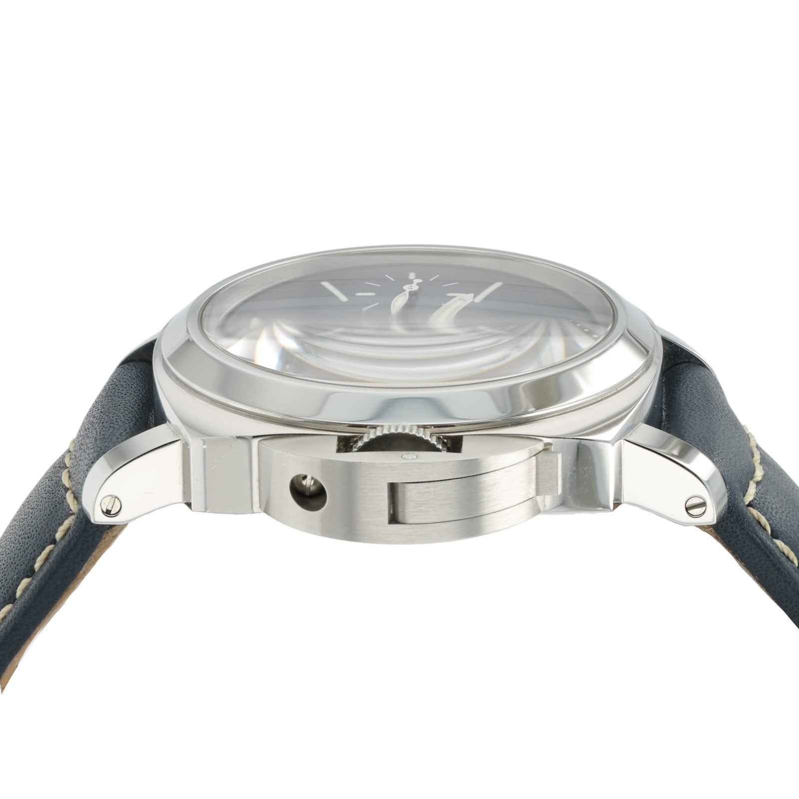 Panerai Luminor Blue Dial Stainless Steel 44mm Manual Wind Mens Watch PAM1085