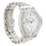 Panerai Submersible White Dial Stainless Steel 44mm Automatic Mens PAM01226