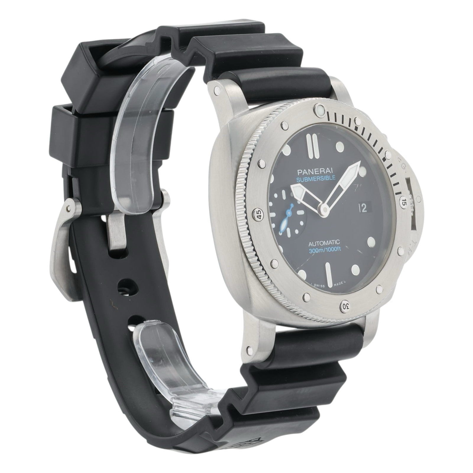 Panerai Submersible Black Dial 42mm Automatic  Movement Men’s Watch PAM00973