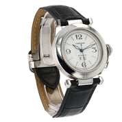 Cartier Pasha Stainless Steel White Dial 35mm Automatic Men’s Watch W31044M7