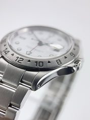 Rolex Explorer II Stainless Steel White Dial 40mm Automatic Mens Watch 16570