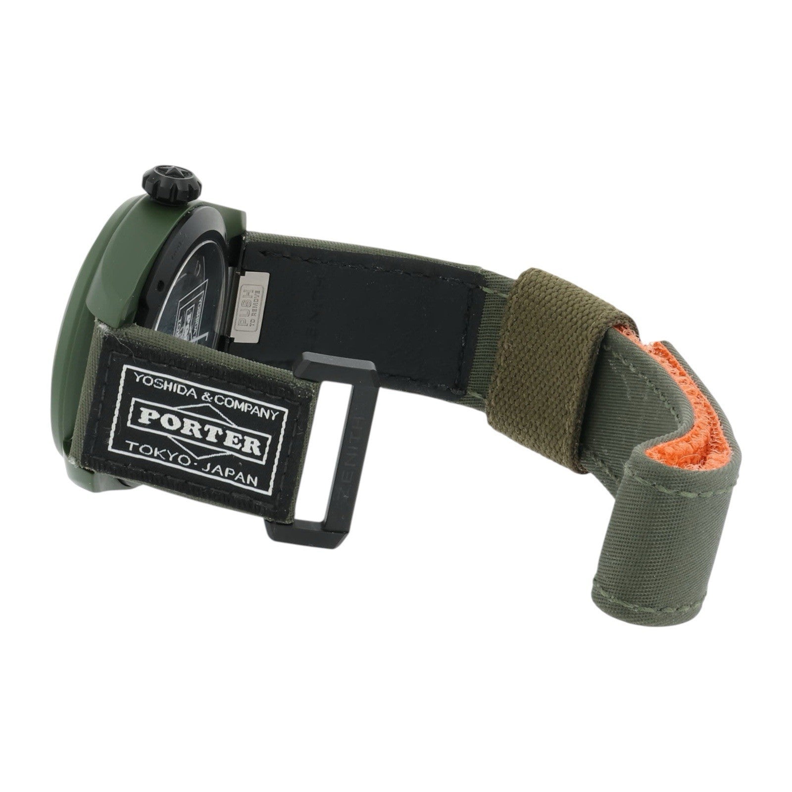 Zenith Pilot Porter Ceramic Green Dial 40mm Automatic Movement Mens 49.4001.3620