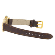 Cartier Diablo 18k Yellow Gold White Dial 32mm Quartz Movement Womens Watch 1400