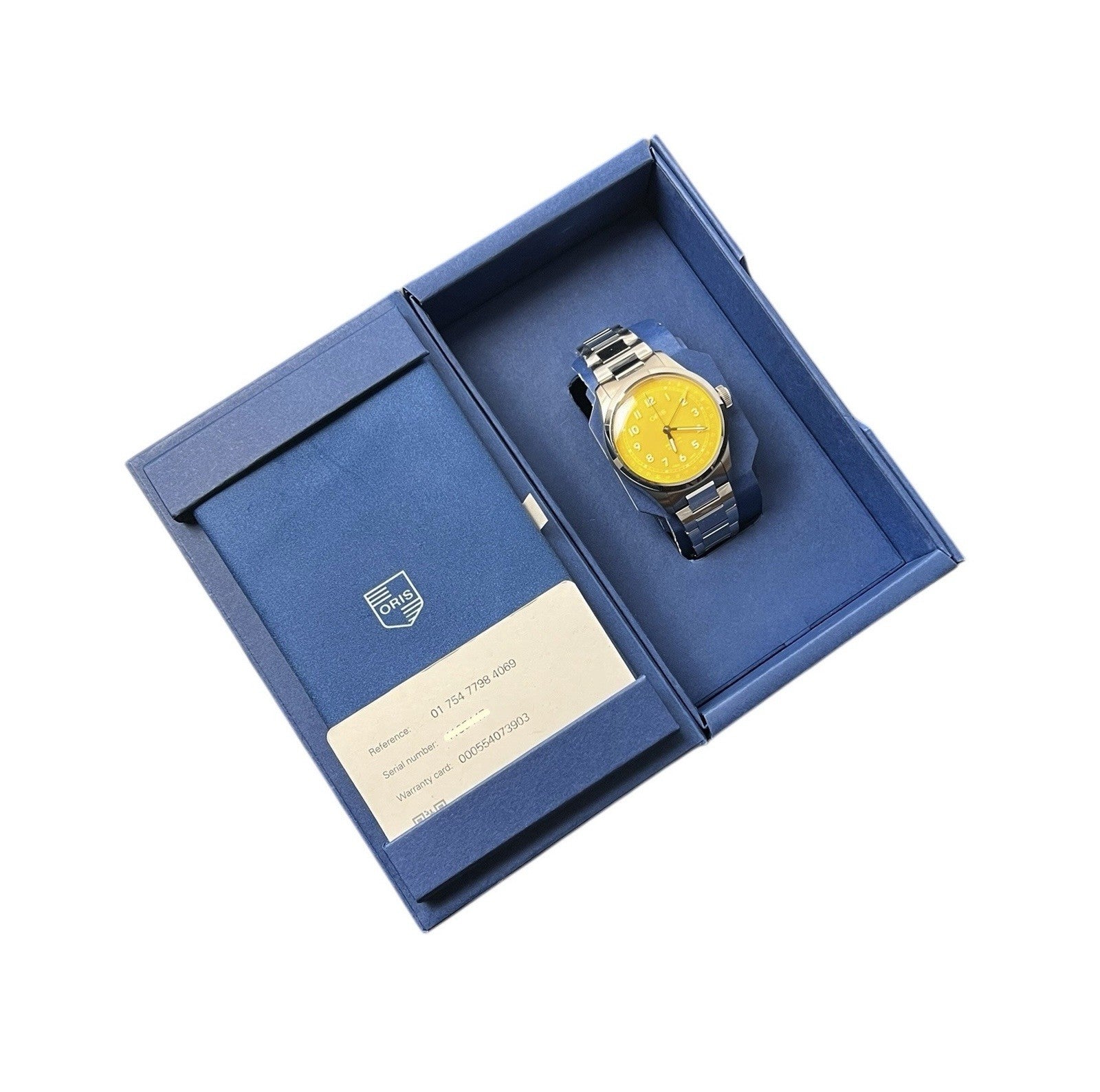 Oris Big Crown Pointer Yellow Dial Stainless Steel 40mm Automatic Men’s 7798