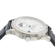 Chopard LUC GMT Silver Dial 18k White Gold 38mm Automatic Mens Watch 161867-1001