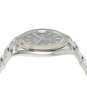 Rolex Datejust Black Dial Stainless Steel 41mm Automatic Movement Mens 126334
