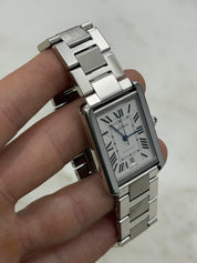 Cartier Tank Solo Date XL Stainless Steel 31mm Automatic Men's Watch W5200028