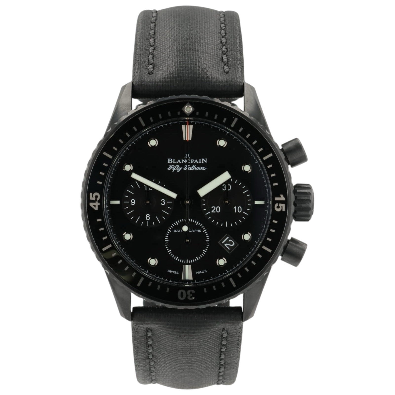 Blancpain Fifty Fathoms Black Dial Ceramic 43mm Automatic Men’s 5200-0130-B52A