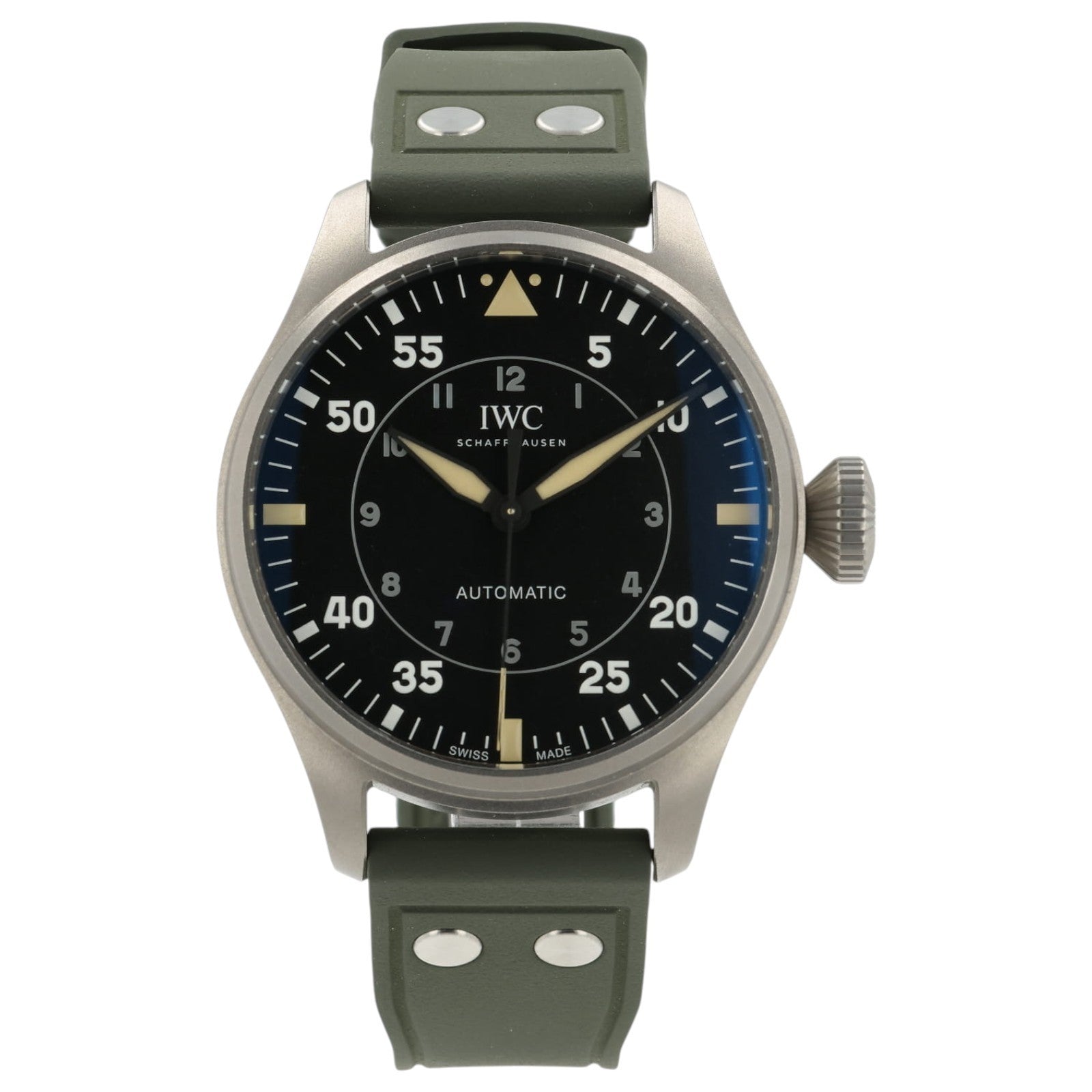 IWC Big Pilot Spitfire Black Dial Titanium 43mm Automatic Mens Watch IW329701