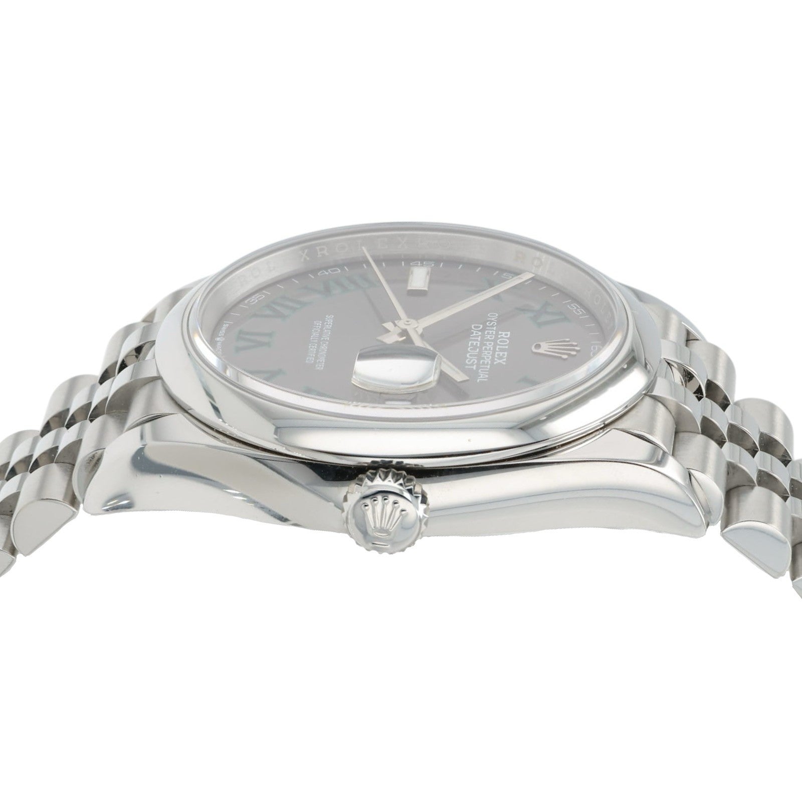 Rolex Datejust Wimbledon Gray Dial Stainless Steel 36mm Automatic Men’s 126200