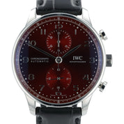 IWC Portugieser Burgundy Dial Stainless Steel 41mm Automatic Men’s IW371616