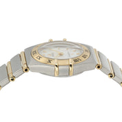 Omega Ladies Constellation MOP Dial 18k Yellow Gold & Steel Watch 1262.70.00