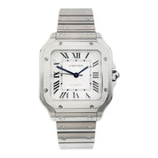 Cartier Santos Stainless Steel Silver Dial 35mm Automatic Men's Watch WSSA0029