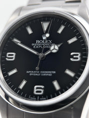 Rolex Explorer Automatic 36mm Black Dial Stainless Steel Men’s Watch Ref. 14270