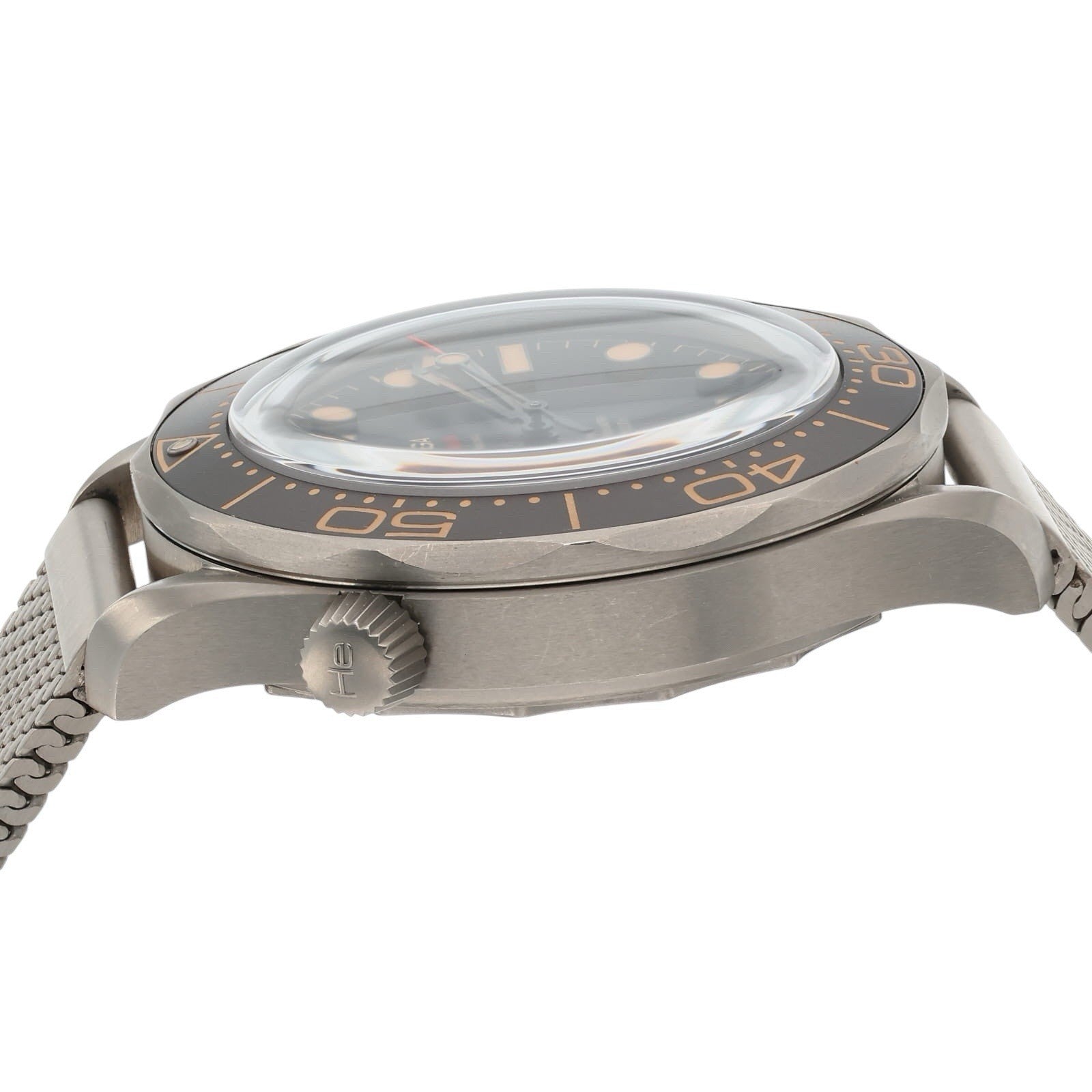 Omega Seamaster Diver 007 Titanium Brown Dial 42mm Automatic 210.90.42.20.01.001
