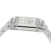 Jaeger LeCoultre Reverso Duetto Silver MOP Dial Steel 20mm Manual Watch Q2668120