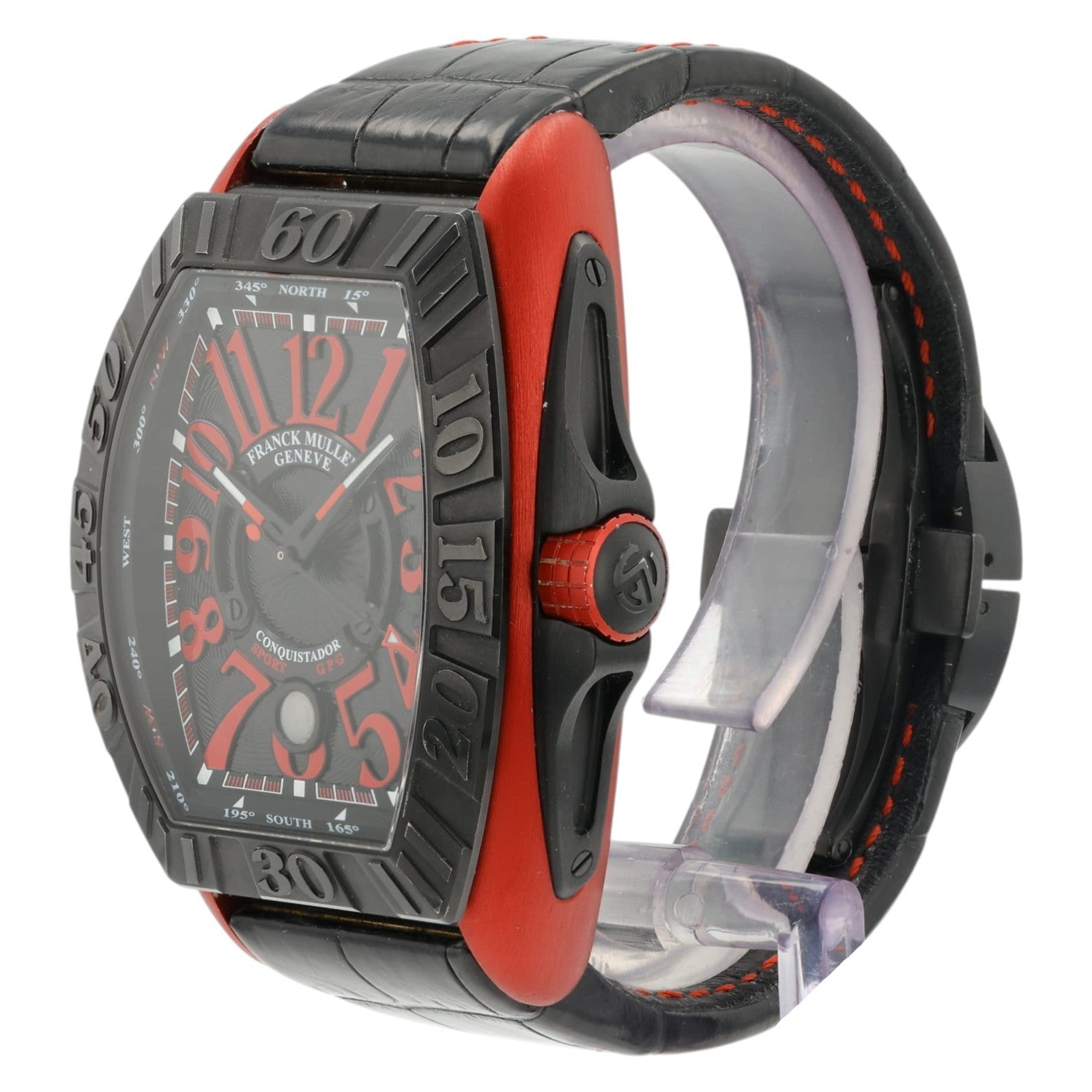 Franck Muller Conquistador Grand Prix Black Dial Titanium 38mm 8900 SC DT GPG